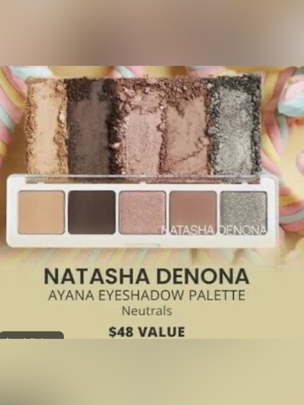 EUC Natasha Denona Ayana Eyeshadow Palette
